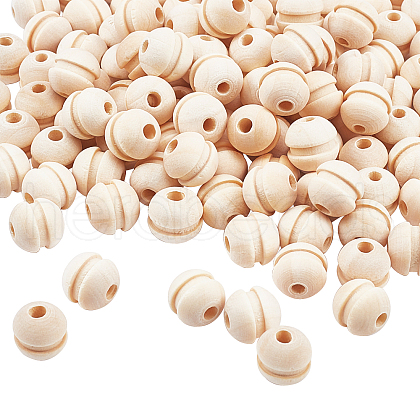  Unfinished Natural Wood Beads WOOD-PH0001-39-1