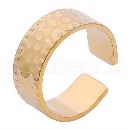 Stainless Steel Open Cuff Rings UW8021-2-1