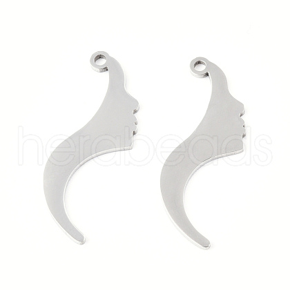 Non-Tarnish 201 Stainless Steel Pendants STAS-N091-172P-1