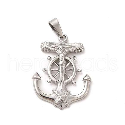 Non-Tarnish Vacuum Plating 304 Stainless Steel Pendants STAS-M306-01P-1