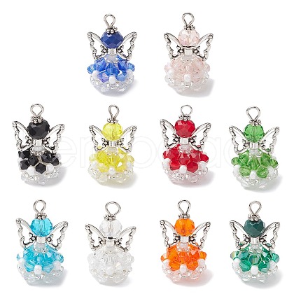 Glass Pendants PALLOY-MZ00665-1