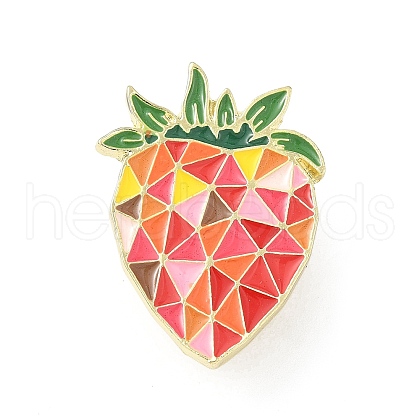 Strawberry Enamel Pins JEWB-C045-01C-G-1