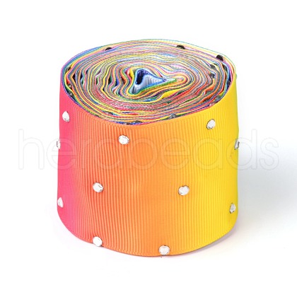 Polyester Grosgrain Ribbon OCOR-G008-05G-1