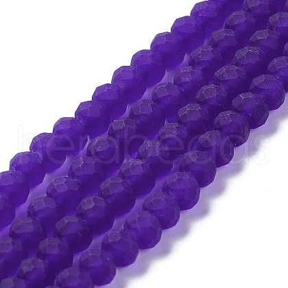 Transparent Glass Beads Strands X-EGLA-A034-T6mm-MD06-1