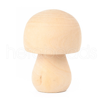 Schima Superba Wooden Mushroom Children Toys WOOD-TAC0004-07A-1