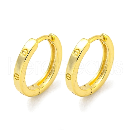 Brass Hoop Earrings EJEW-L211-08H-G-1