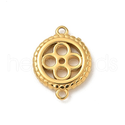Ion Plating(IP) 304 Stainless Steel Wheel Connector Charms STAS-G351-09G-1