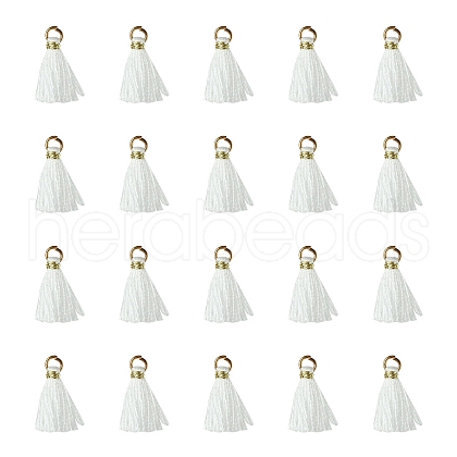 Polycotton(Polyester Cotton) Tassel Pendant Decorations FIND-YW0004-58C-1