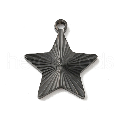 Ion Plating(IP) 304 Stainless Steel Pendants STAS-D025-04B-02-1