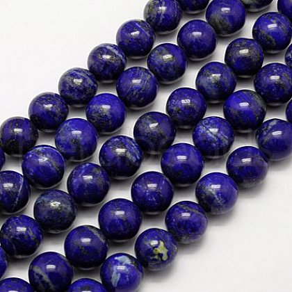 Natural Lapis Lazuli Beads Strands G-G423-4mm-A-1