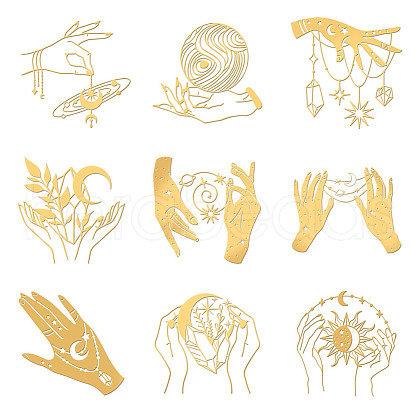 Nickel Decoration Stickers DIY-WH0450-059-1