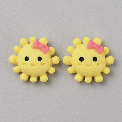 Opaque Cartoon Resin Cabochons CRES-CJC0009-08-1