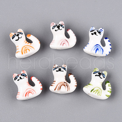 Handmade Porcelain Bead Strands PORC-N011-03-1