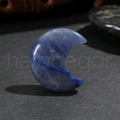 Natural Blue Aventurine(Dyed & Heated) Palm Stone Massager PW-WGEE13D-20-1