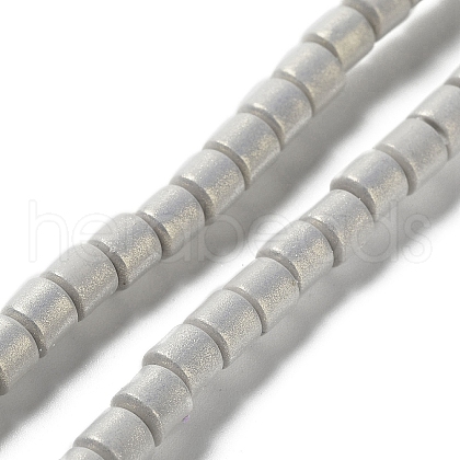 Spray Painted Handmade Polymer Clay Beads Strands CLAY-F004-A18-1