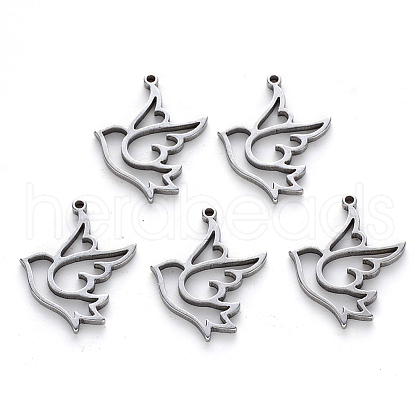 304 Stainless Steel Pendants X-STAS-N092-41-1