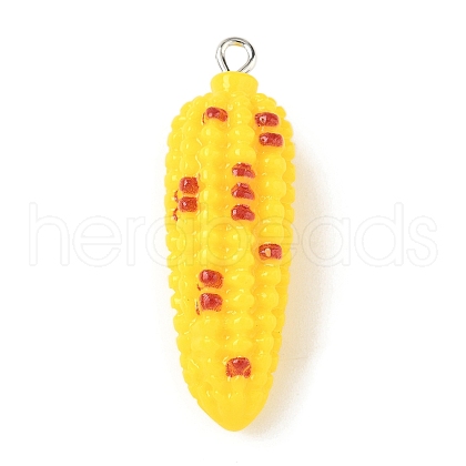 Opaque Resin Pendants RESI-G107-04H-1