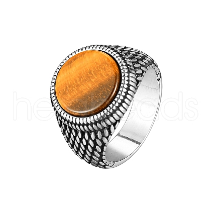 Stainless Steel Color Finger Rings for Men FS-WG49563-15-1