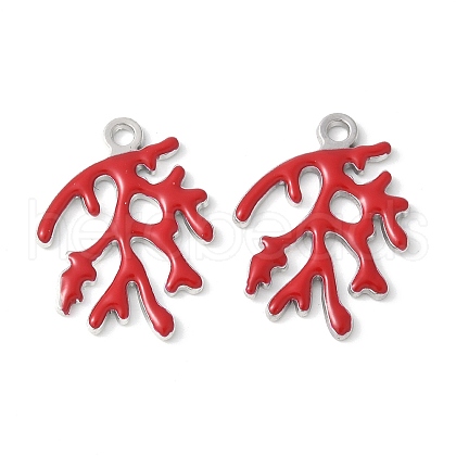 Alloy Enamel Pendants PALLOY-E775-01B-1