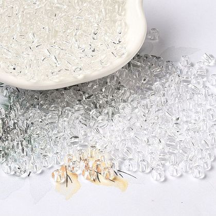 Transparent Colours Glass Seed Beads SEED-P007-02A-11-1