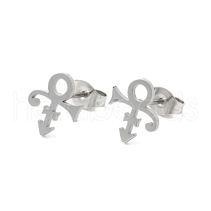 Non-Tarnish 304 Stainless Steel Stud Earrings EJEW-K285-02P-1