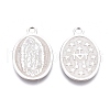 Non-Tarnish 304 Stainless Steel Charms STAS-L247-019P-2