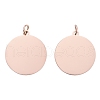 Ion Plating(IP) 304 Stainless Steel Pendants STAS-I311-06RG-1