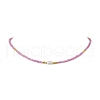 4Pcs 4 Colors Natural Cultured Freshwater Pearl & Glass Seed Beaded Necklaces NJEW-JN05234-3