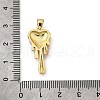 Brass Enamel Pendants KK-V013-01G-3