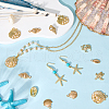 SUNNYCLUE 36Pcs 9 Styles Ocean Theme Alloy Pendants FIND-SC0012-45-4