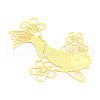 Brass Filigree Big Pendants KKC-T003-06G-2