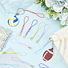 Gorgecraft 42pcs 7 Colors Braided Nylon Cord Mobile Straps FIND-GF0006-62-4