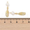 Natural Cultured Freshwater Pearl & Brass Pendants KK-U062-09G-3