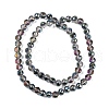 Transparent Electroplate Glass Beads Strands EGLA-N002-34C-C16-2