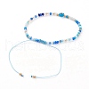 Adjustable Nylon Cord Braided Bead Bracelets BJEW-JB05791-02-3