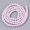 Electroplate Glass Beads Strands EGLA-A034-J4mm-A09-2