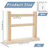 2-Tier Wood Earring Display Stand EDIS-WH0016-025-2