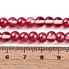 Baking Painted Transparent Glass Beads Strands DGLA-N011-6mm-06-4
