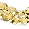 Natural Lemon Quartz Beads Strands G-P568-C02-01-4