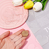 SUNNYCLUE Transparent Acrylic Disc Pendants TACR-SC0001-38C-3