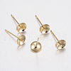 304 Stainless Steel Stud Earring Findings STAS-H436-25-5mm-1