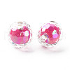 Transparent Acrylic Beads TACR-S152-14B-3