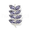 Brass Rhinestone Pendants KK-I715-17S-04-1