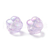 Luminous Transparent Rainbow Iridescent Acrylic Beads LACR-K001-01-2