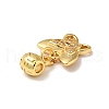 Rack Plating Brass Micro Pave Clear Cubic Zirconia Pendants ZIRC-H125-03G-3