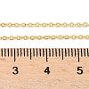 Brass Cable Chain Necklaces NJEW-E151-03G-2