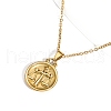 Stainless Steel Constellation Pendant Cable Chain Necklaces for Women Men PW-WG22DB4-09-1