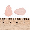 Frosted Transparent Acrylic Beads OACR-P029-04B-03-4