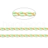 Brass Enamel Curb Chains CHC-C003-13G-04-2
