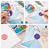 20Pcs 10 Colors Adhesive Wax Seal Stickers DIY-TA0003-46-6